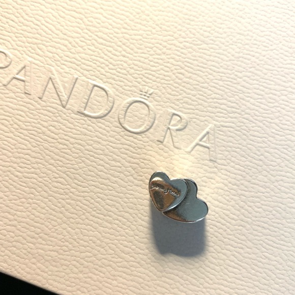 Jared//Pandora two heart charm - Picture 2 of 4